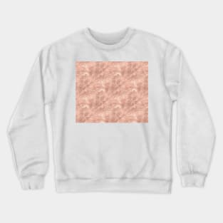 Rose gold brushed velvet Crewneck Sweatshirt